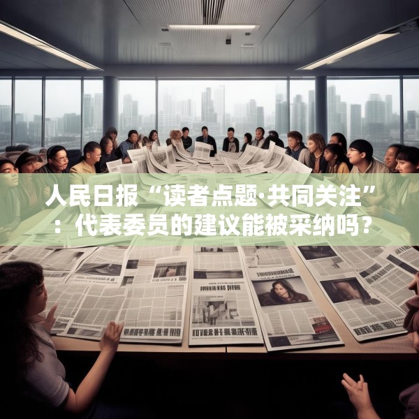 人民日报“读者点题·共同关注”：代表委员的建议能被采纳吗？