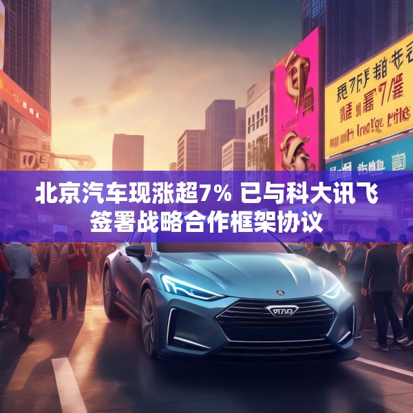 北京汽车现涨超7% 已与科大讯飞签署战略合作框架协议