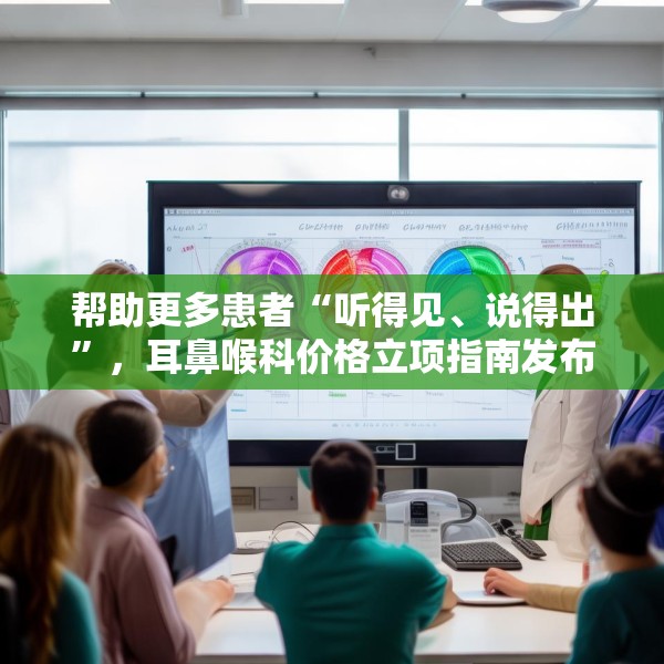 帮助更多患者“听得见、说得出”，耳鼻喉科价格立项指南发布