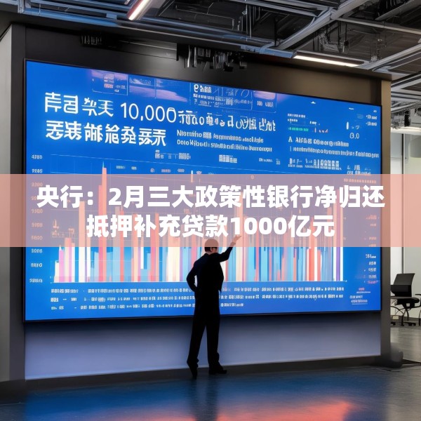 央行：2月三大政策性银行净归还抵押补充贷款1000亿元