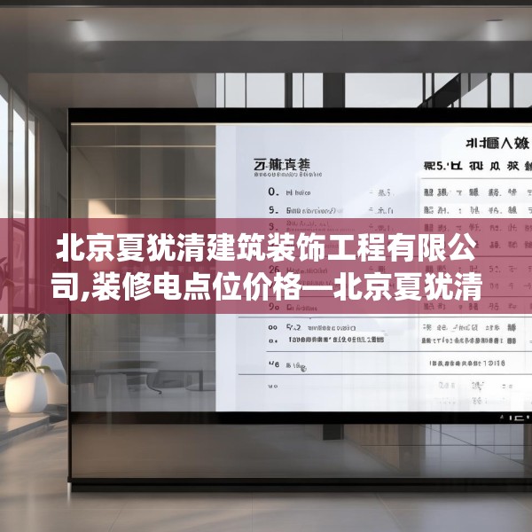 北京夏犹清建筑装饰工程有限公司,装修电点位价格—北京夏犹清建筑装饰工程有限公司255.a131b132c135fgy.142uyk