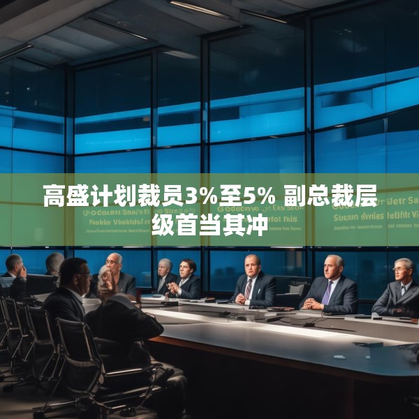 高盛计划裁员3%至5% 副总裁层级首当其冲
