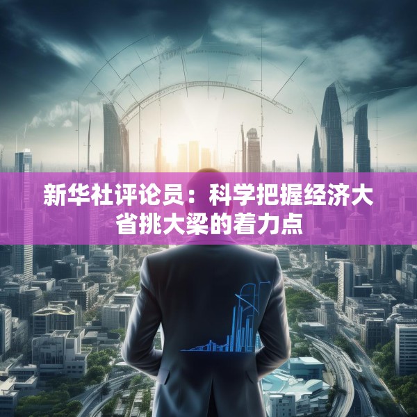 新华社评论员：科学把握经济大省挑大梁的着力点