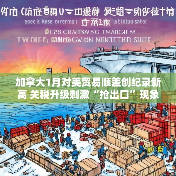 加拿大1月对美贸易顺差创纪录新高 关税升级刺激“抢出口”现象