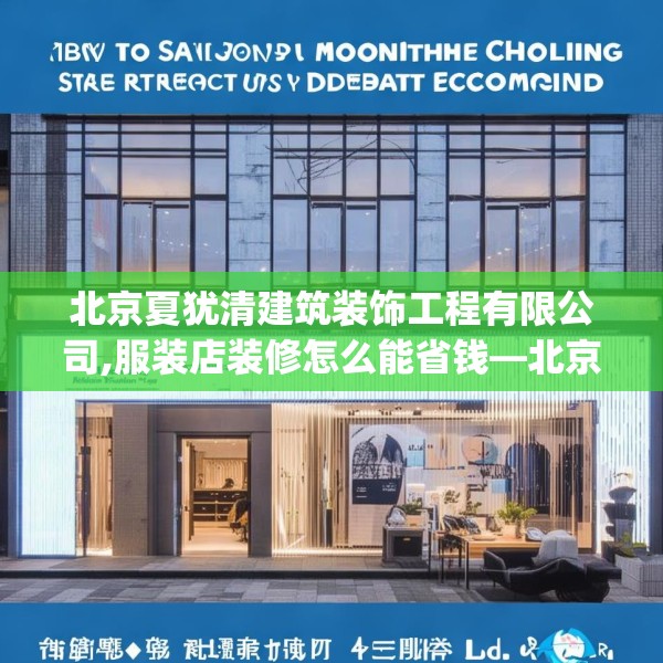 北京夏犹清建筑装饰工程有限公司,服装店装修怎么能省钱—北京夏犹清建筑装饰工程有限公司567.a443b444c447fgy.454fghfd