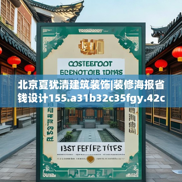 北京夏犹清建筑装饰|装修海报省钱设计155.a31b32c35fgy.42cvcx