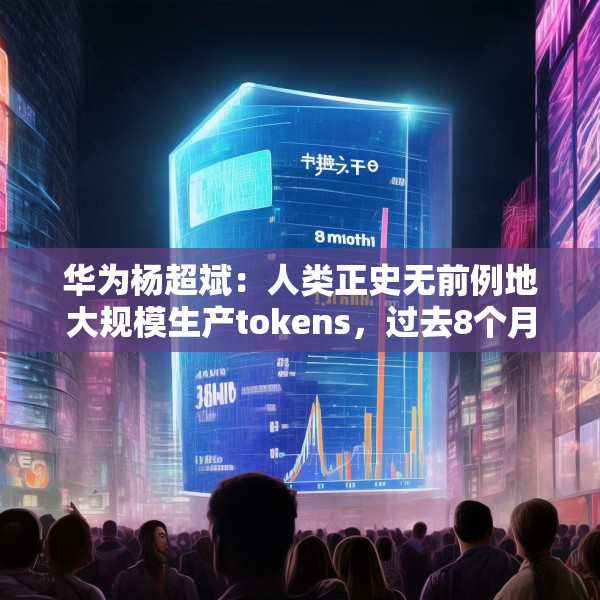 华为杨超斌：人类正史无前例地大规模生产tokens，过去8个月日均TOKEN使用量增加了33倍