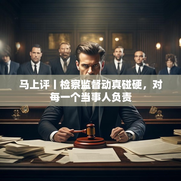 马上评丨检察监督动真碰硬，对每一个当事人负责