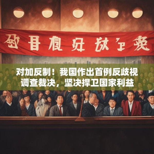 对加反制！我国作出首例反歧视调查裁决，坚决捍卫国家利益