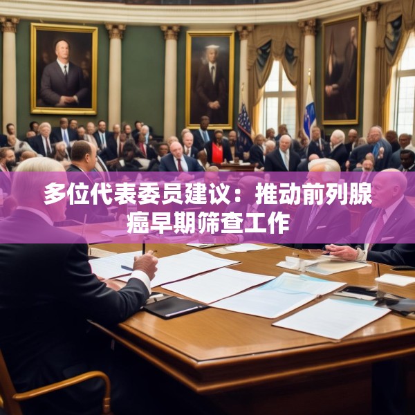 多位代表委员建议：推动前列腺癌早期筛查工作