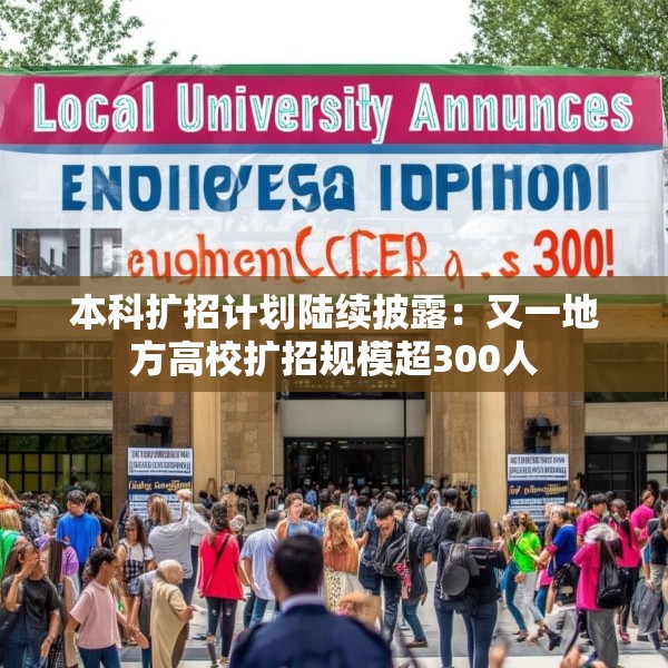 本科扩招计划陆续披露：又一地方高校扩招规模超300人