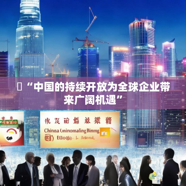 ​“中国的持续开放为全球企业带来广阔机遇”