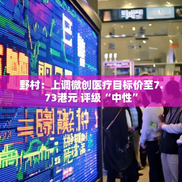 野村：上调微创医疗目标价至7.73港元 评级“中性”