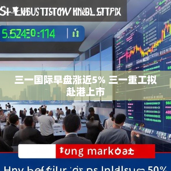 三一国际早盘涨近5% 三一重工拟赴港上市