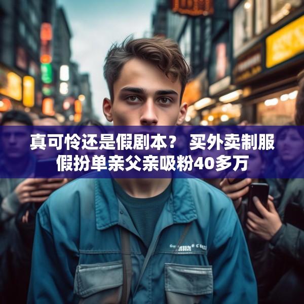 真可怜还是假剧本？ 买外卖制服假扮单亲父亲吸粉40多万