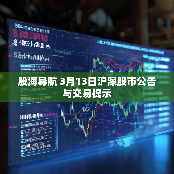 股海导航 3月13日沪深股市公告与交易提示
