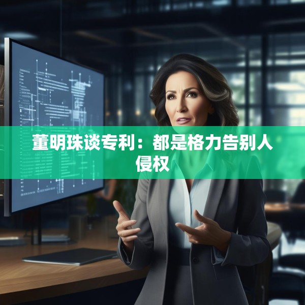 董明珠谈专利：都是格力告别人侵权