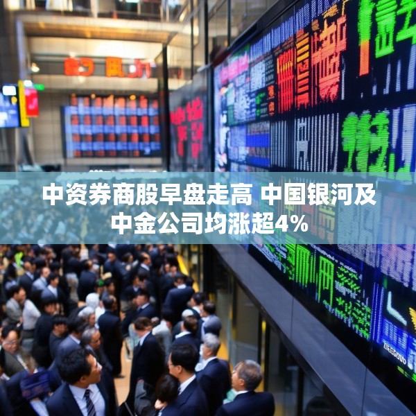 中资券商股早盘走高 中国银河及中金公司均涨超4%