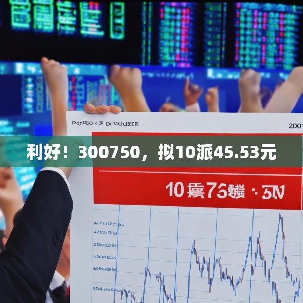 利好！300750，拟10派45.53元