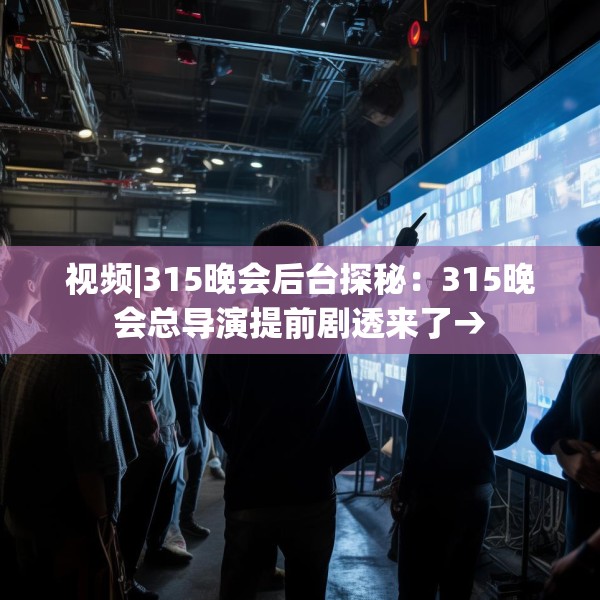 视频|315晚会后台探秘：315晚会总导演提前剧透来了→