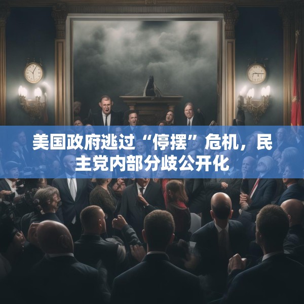 美国政府逃过“停摆”危机，民主党内部分歧公开化