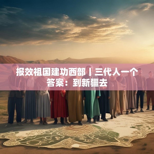 报效祖国建功西部丨三代人一个答案：到新疆去