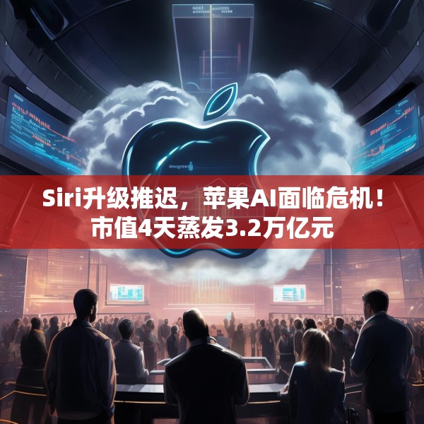 Siri升级推迟，苹果AI面临危机！市值4天蒸发3.2万亿元