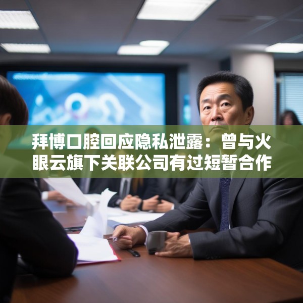 拜博口腔回应隐私泄露：曾与火眼云旗下关联公司有过短暂合作 发现对方存在不合规情形后已终止合作