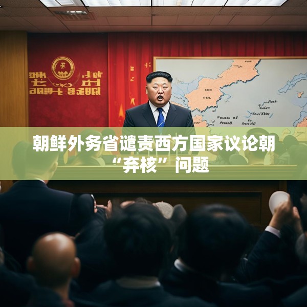 朝鲜外务省谴责西方国家议论朝“弃核”问题