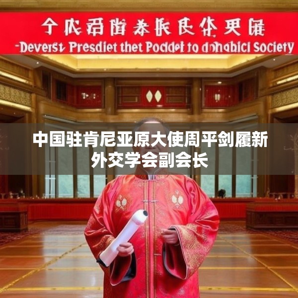 中国驻肯尼亚原大使周平剑履新外交学会副会长