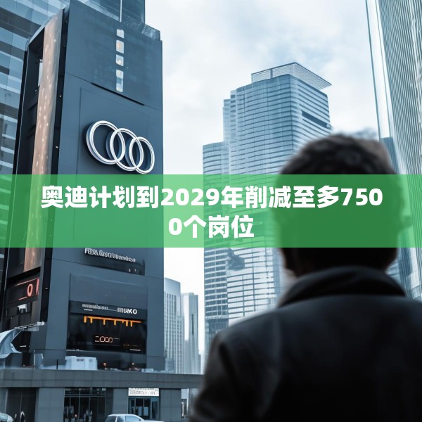 奥迪计划到2029年削减至多7500个岗位