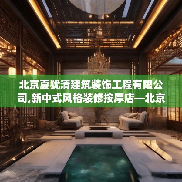 北京夏犹清建筑装饰工程有限公司,新中式风格装修按摩店—北京夏犹清建筑装饰工程有限公司265.a141b142c145fgy.152poiy