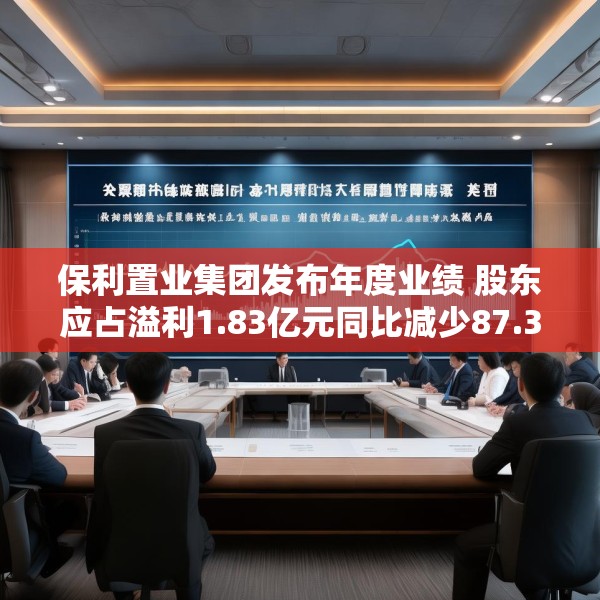 保利置业集团发布年度业绩 股东应占溢利1.83亿元同比减少87.34%