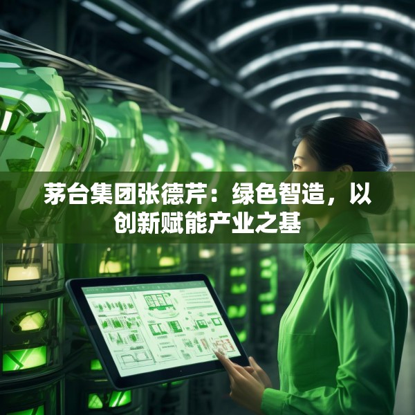 茅台集团张德芹：绿色智造，以创新赋能产业之基