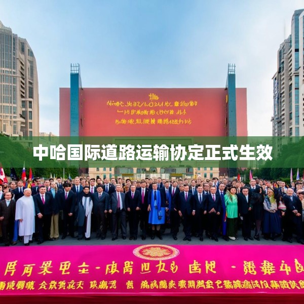 中哈国际道路运输协定正式生效