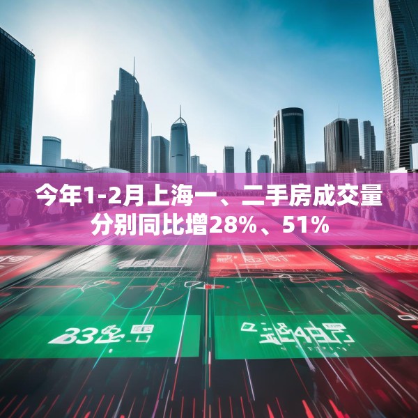 今年1-2月上海一、二手房成交量分别同比增28%、51%