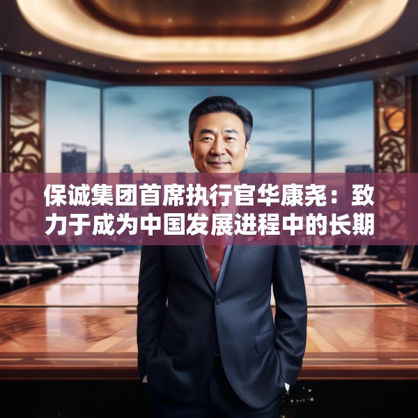 保诚集团首席执行官华康尧：致力于成为中国发展进程中的长期合作伙伴