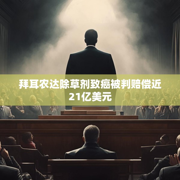 拜耳农达除草剂致癌被判赔偿近21亿美元