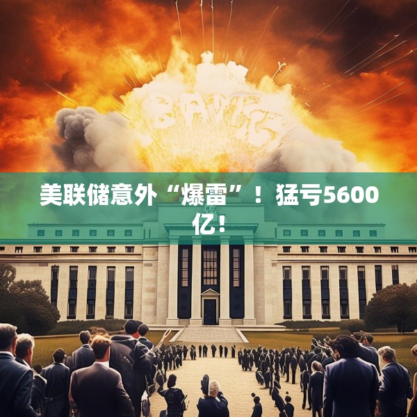 美联储意外“爆雷”！猛亏5600亿！