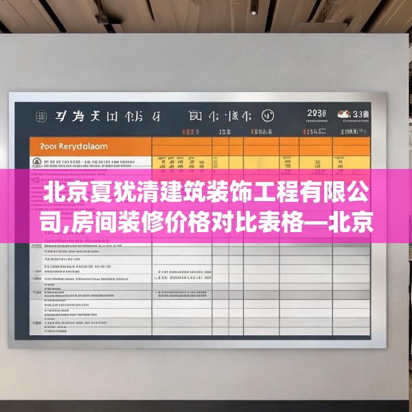 北京夏犹清建筑装饰工程有限公司,房间装修价格对比表格—北京夏犹清建筑装饰工程有限公司213.a89b90c93fgy.100fhsg