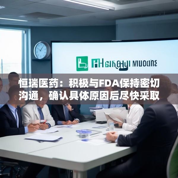 恒瑞医药：积极与FDA保持密切沟通，确认具体原因后尽快采取措施并重新提交申请