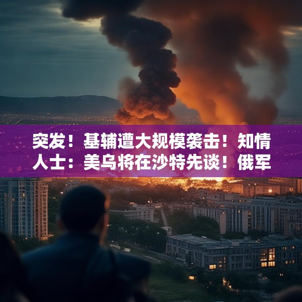突发！基辅遭大规模袭击！知情人士：美乌将在沙特先谈！俄军：在库尔斯克一线打击乌军