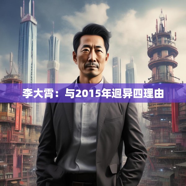 李大霄：与2015年迥异四理由
