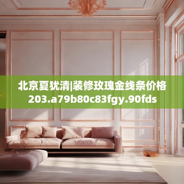 北京夏犹清|装修玫瑰金线条价格203.a79b80c83fgy.90fds