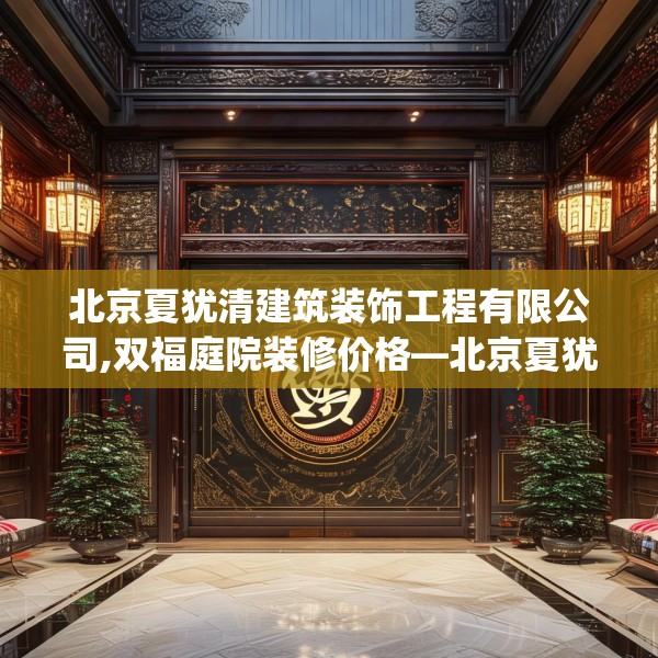 北京夏犹清建筑装饰工程有限公司,双福庭院装修价格—北京夏犹清建筑装饰工程有限公司488.a364b365c368fgy.37576664