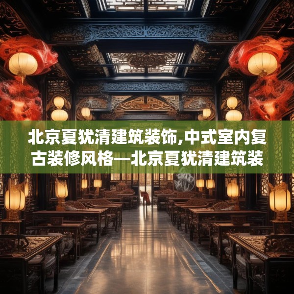 北京夏犹清建筑装饰,中式室内复古装修风格—北京夏犹清建筑装饰355.a231b232c235fgy.242poiy