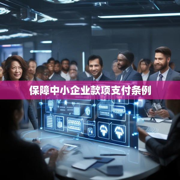 保障中小企业款项支付条例