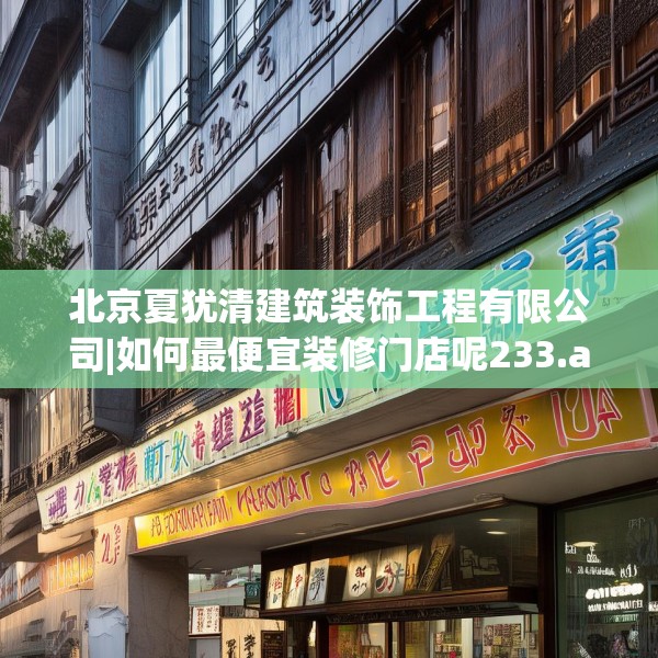 北京夏犹清建筑装饰工程有限公司|如何最便宜装修门店呢233.a109b110c113fgy.120bnbn