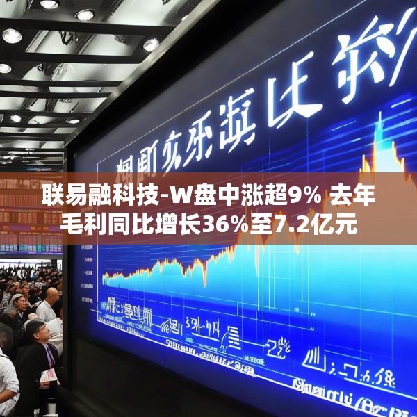 联易融科技-W盘中涨超9% 去年毛利同比增长36%至7.2亿元