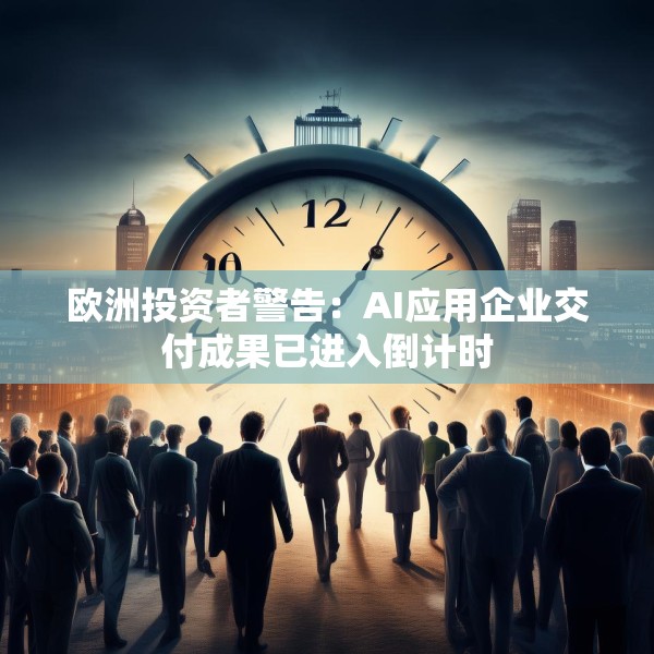 欧洲投资者警告：AI应用企业交付成果已进入倒计时